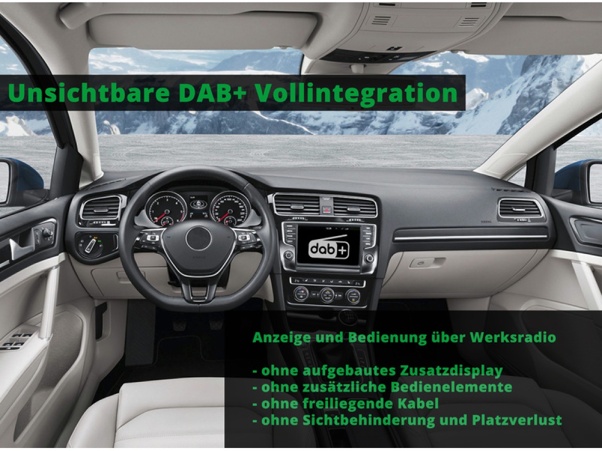 DAB+ Vollintegration Tuner zu BMW X3 (E83) Bj. 2003 > 2010 mit CIC